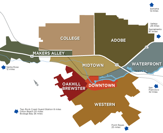 Petaluma Map