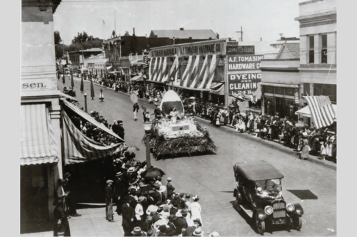 The Egg Day Parade in 1918