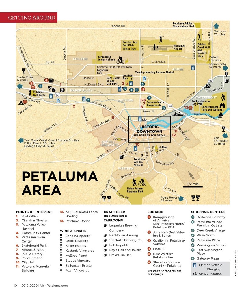 Petaluma Maps and Transportation Visit Petaluma California