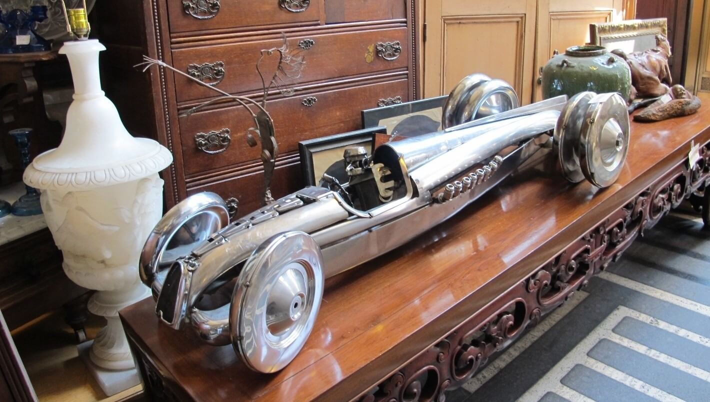 Antique items at antique store