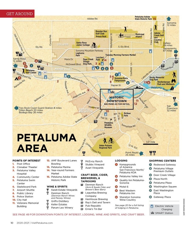 Petaluma Maps and Transportation - Visit Petaluma