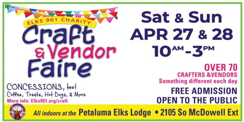 Petaluma Elks Charity Craft & Vendor Faire