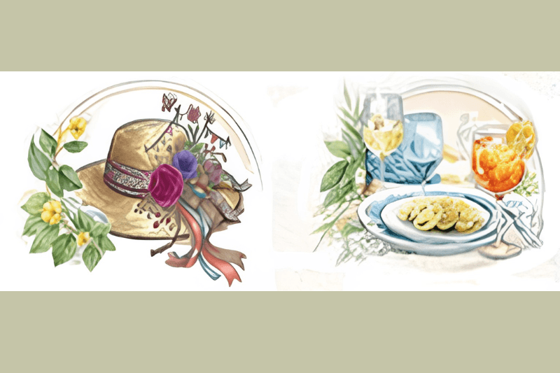 La dolce vita garden party and silent auction