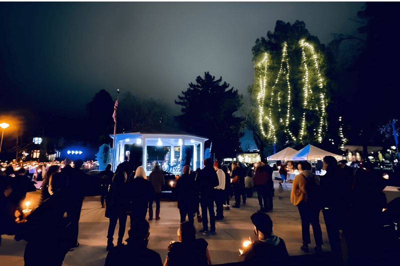 Light up a life tree lighting