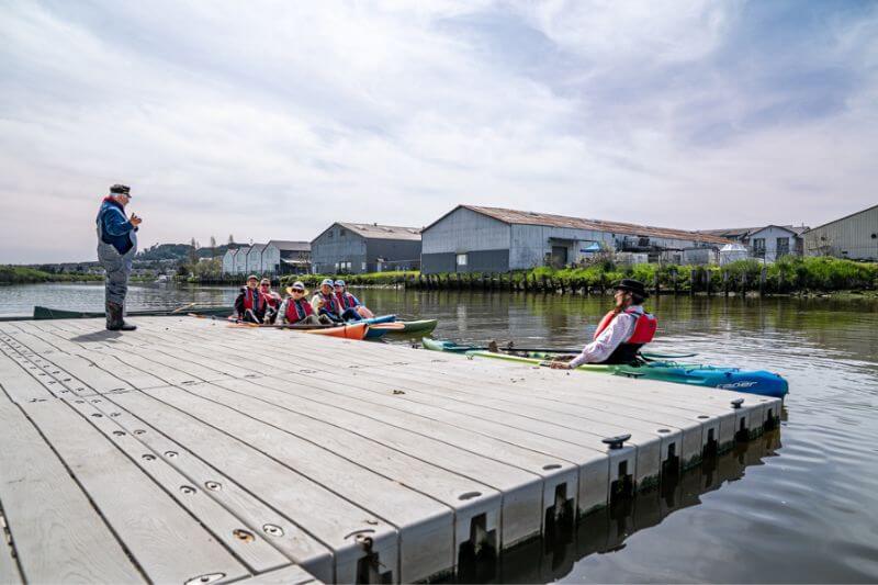 Petaluma river history paddle