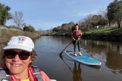 Sunday funday sup paddle on the river