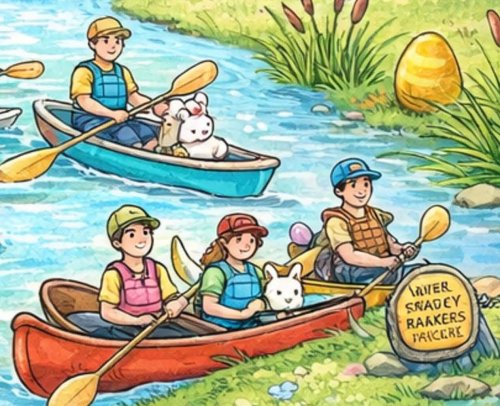 The great river town egg hunt