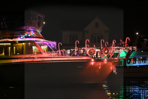 VIP Seating on The Floathouse Docks for Petaluma's Lighted Boat Parade