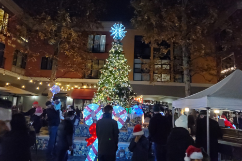 Theater Square Tree Lighting