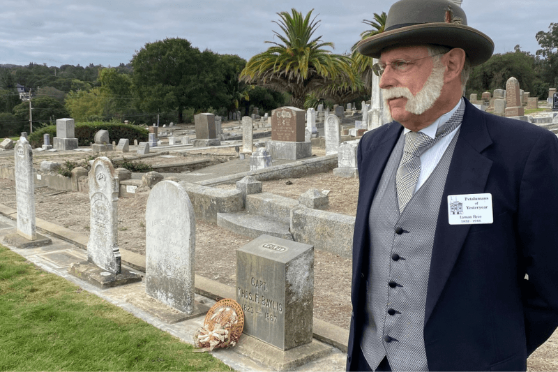 27th annual cemetery walk with the petalumans of yesteryear