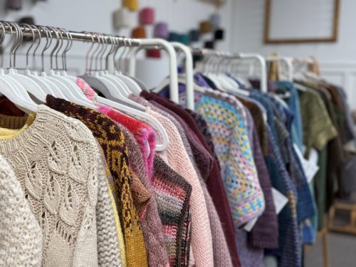 Handmade closet sale at fiber circle studio
