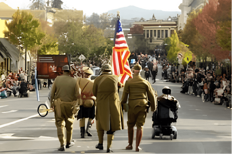 Petaluma veterans day parade