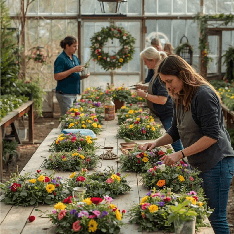 Wreath making workshop